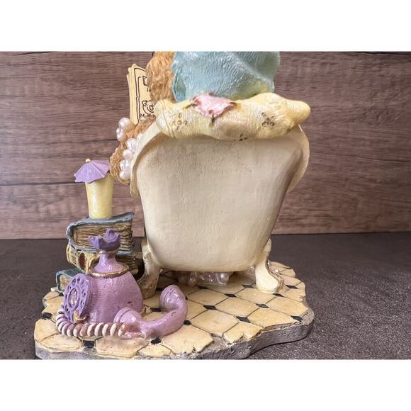 Vtg Boyds Bears Resin Figurine 2003 Bubbles Bearsall… It’s good to be Retired - Picture 5 of 16